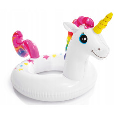 Надувной круг детский от 3 до 6 лет Звери Единорог Intex 58см (IND-59221-unicorn)