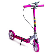 Двухколесный самокат Scooter 470 Pink ручной тормоз 100 кг (DP-787875911)